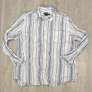 🔥BUNDLESALE Mens XL Island Company Linen Casual Button Down Shirt